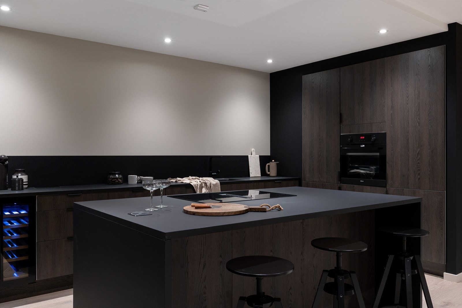 Downlights skaper en lun stemning Galleribilde