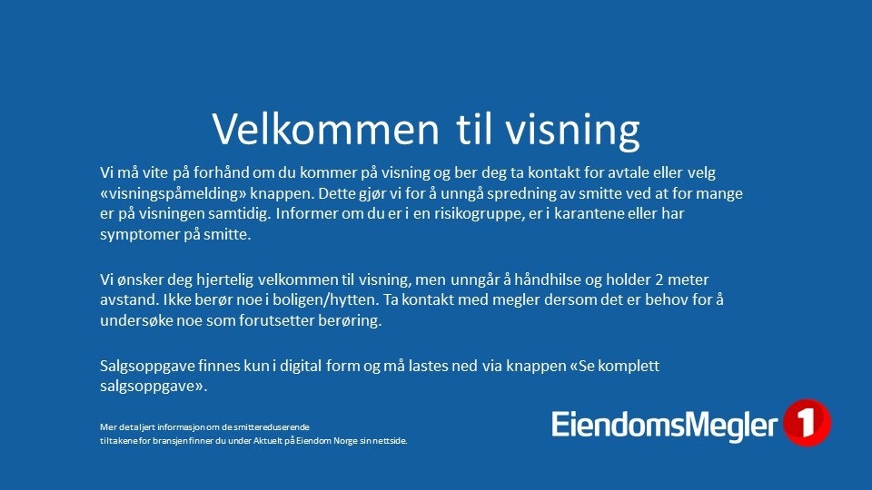 Husk visningspåmelding! Galleribilde