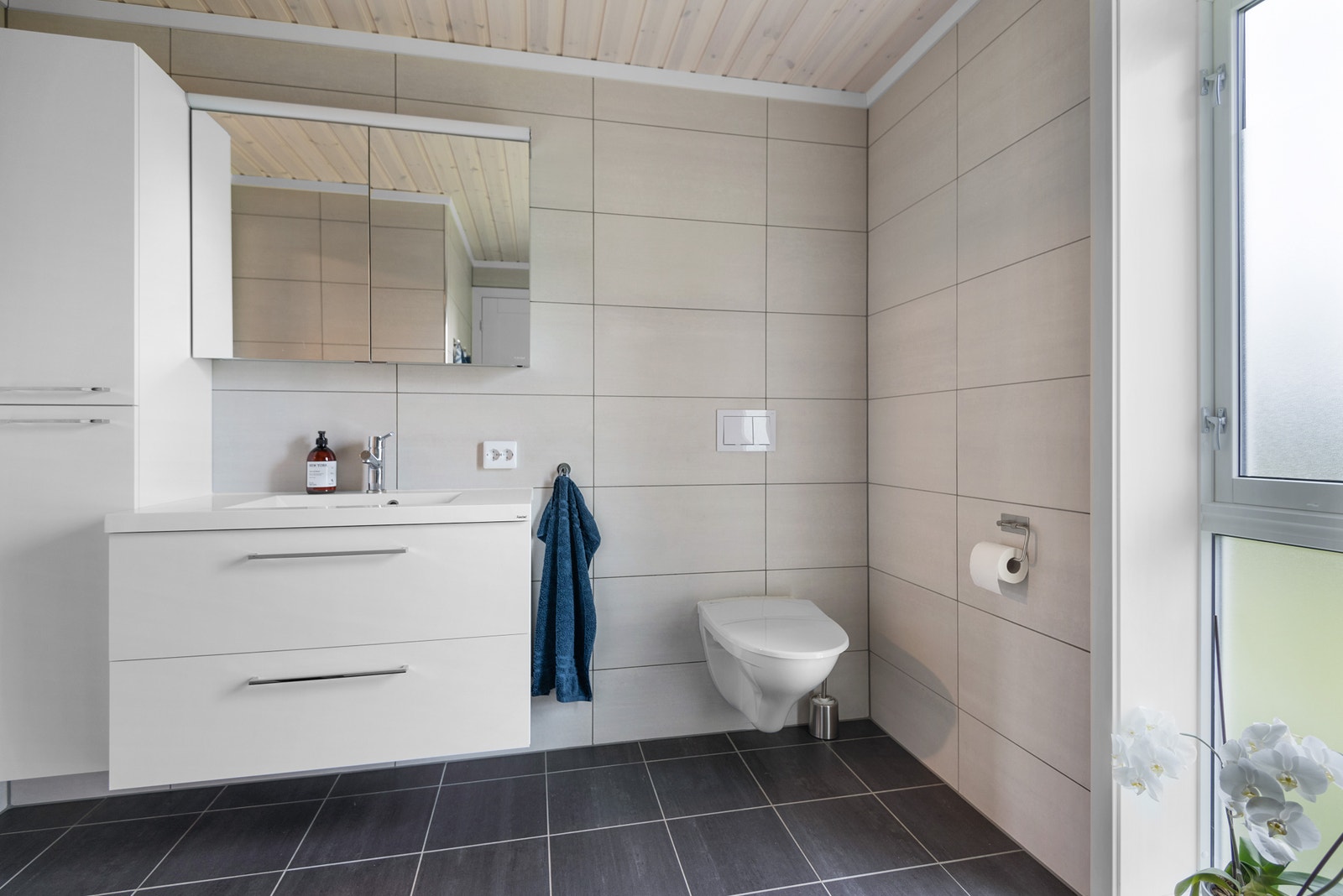 Bilde fra tilsvarende hytte bygd for kunde med kundetilpasninger Galleribilde