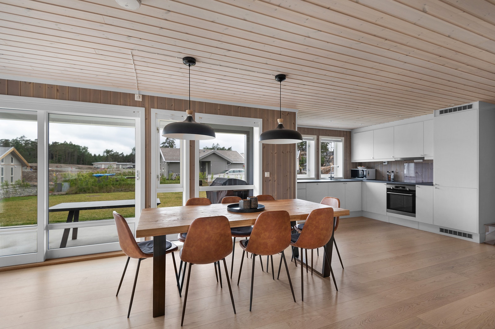 Bilde fra tilsvarende hytte bygd for kunde med kundetilpasninger Galleribilde