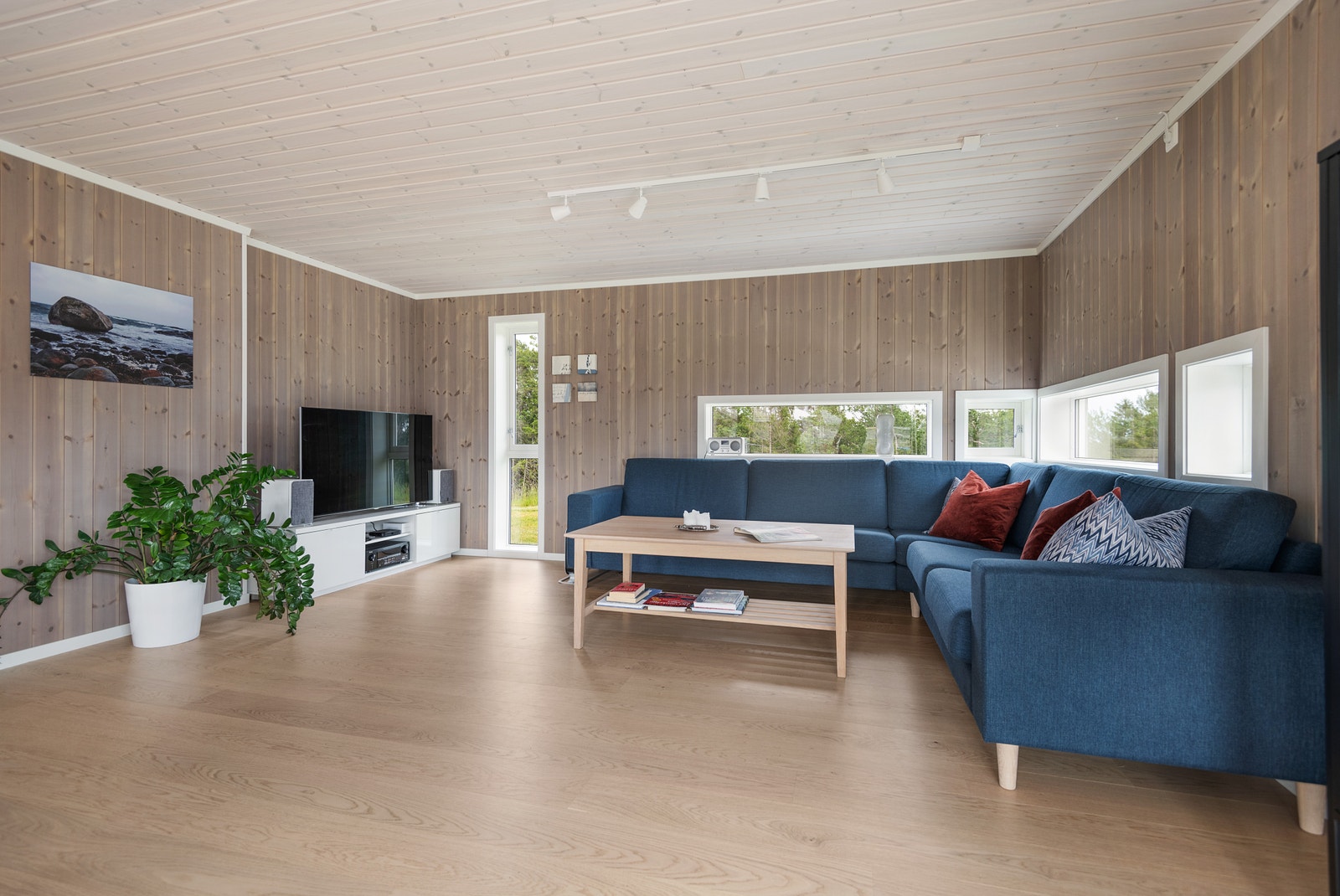 Bilde fra tilsvarende hytte bygd for kunde med kundetilpasninger Galleribilde