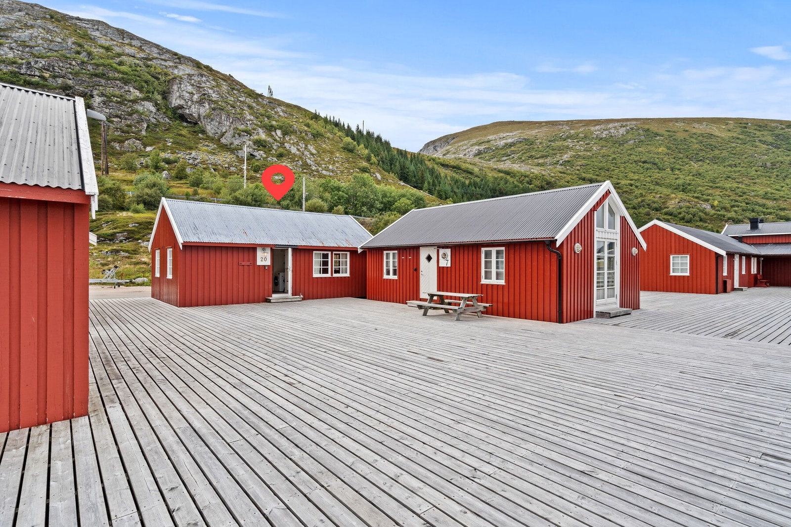 Populære Offersøykammen har du like bak eiendommen. Galleribilde