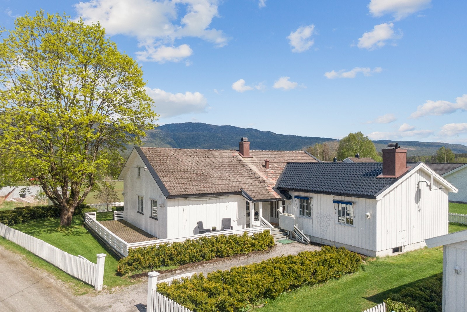 Slik så den gamle innkjørselen ut. Galleribilde