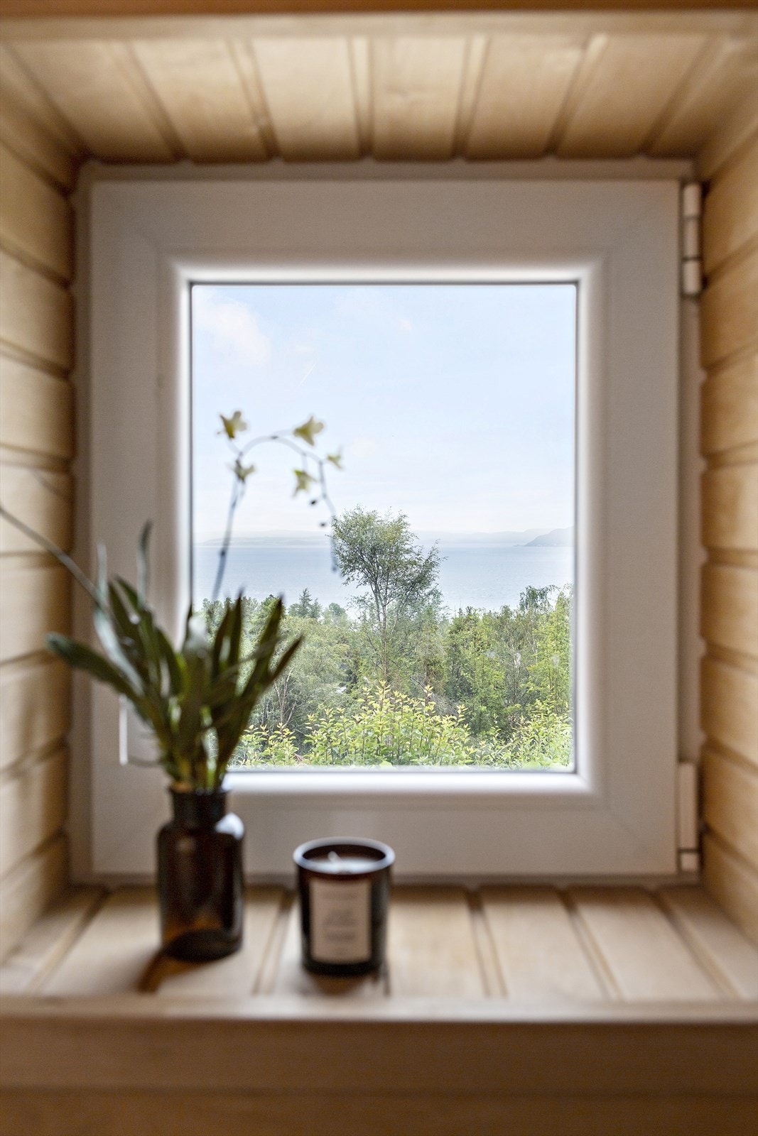 Til og med badstuen byr på flott utsikt! Galleribilde