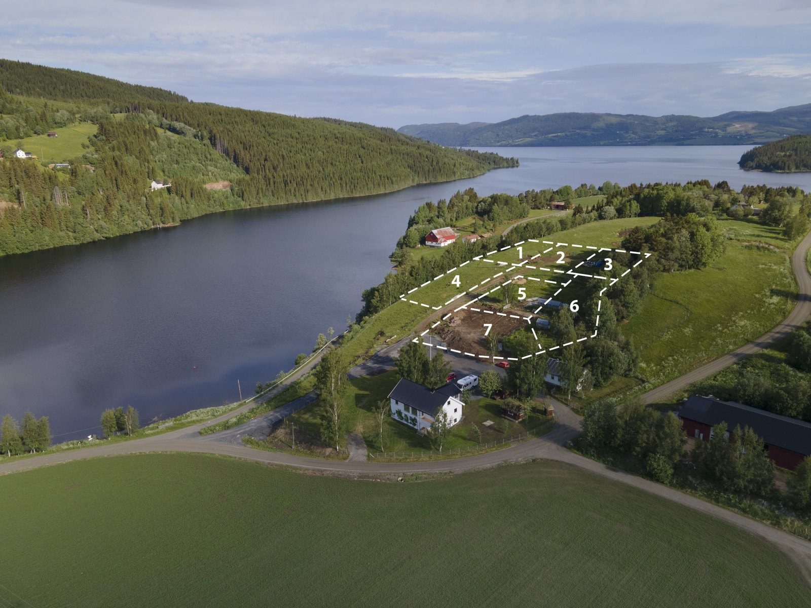 7 flotte sjønære tomter på Kjøsnesset i Vikvarvet/Selbu! Galleribilde