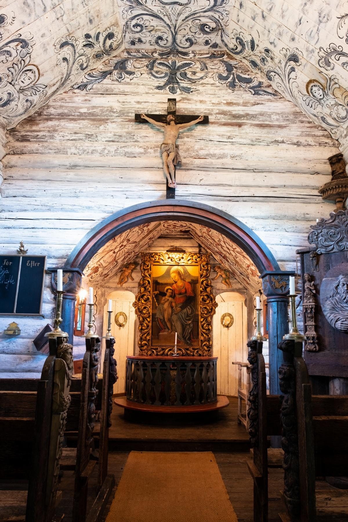 interiør i kapellet Galleribilde