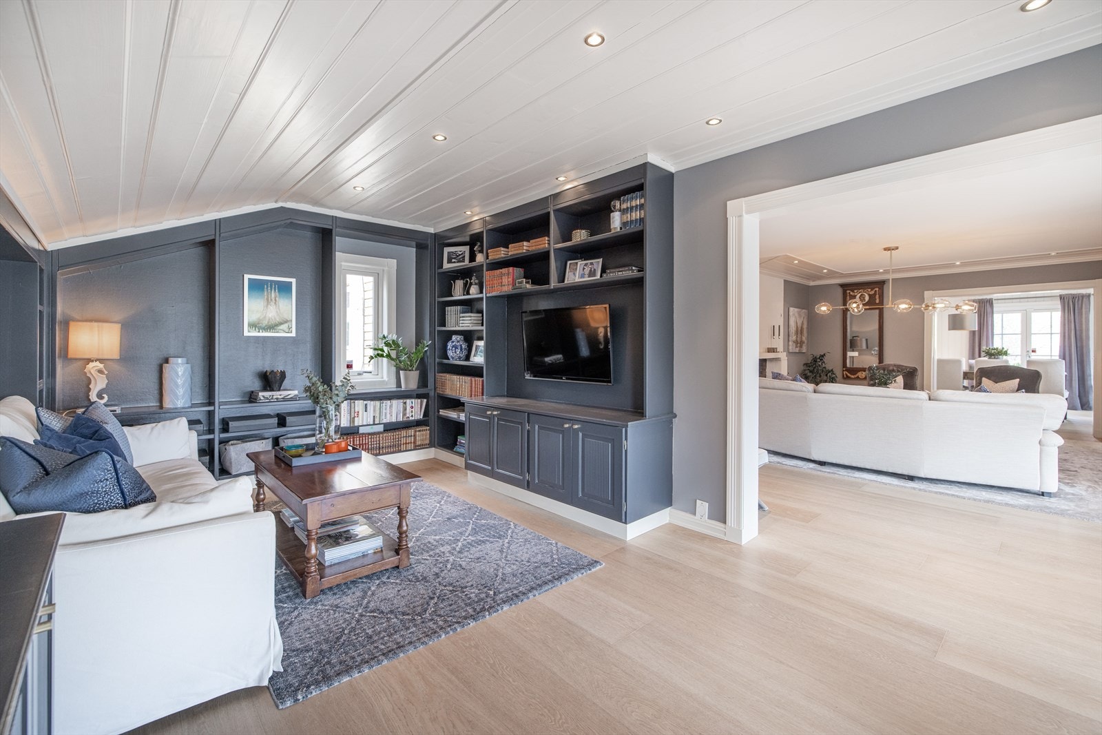 Hyggelig tv-stue. Galleribilde