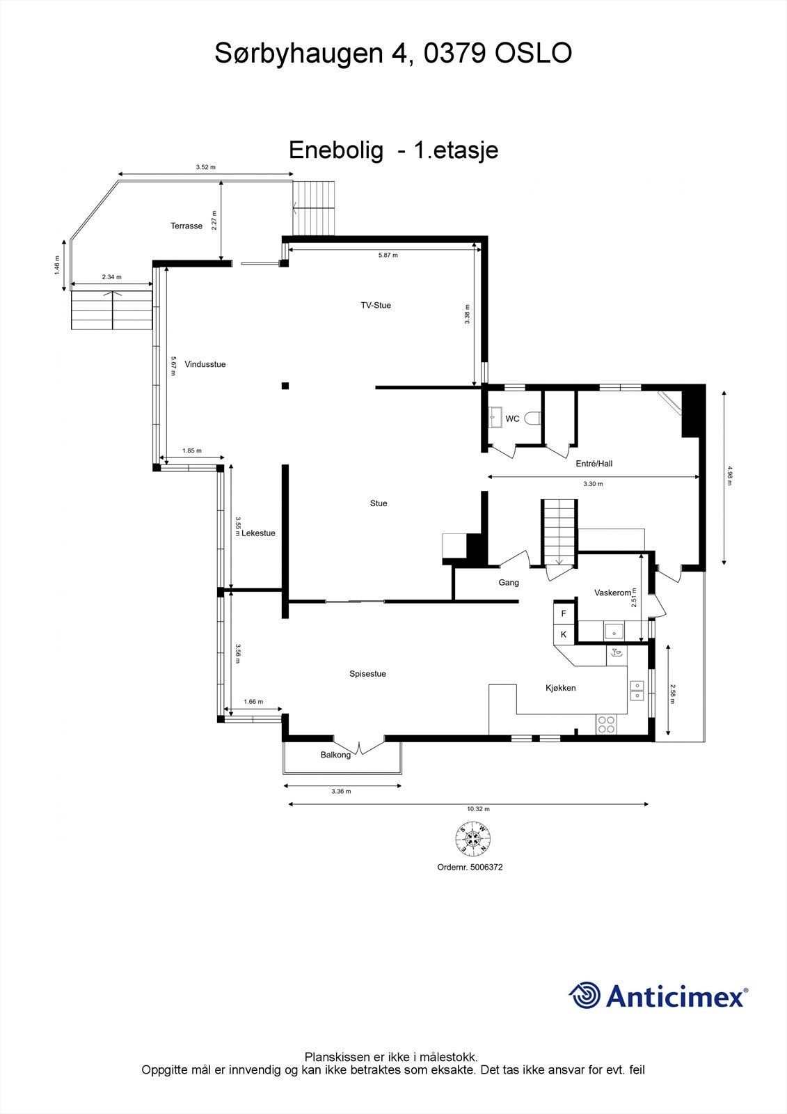 Plantegning 1. etasje. Galleribilde