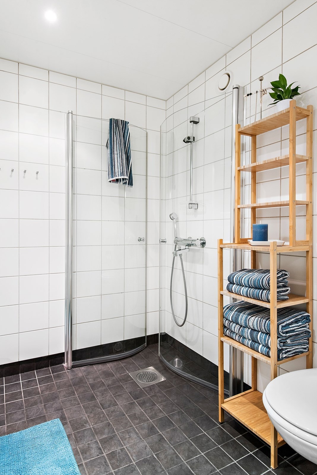 Dusjsone med glassdører Galleribilde