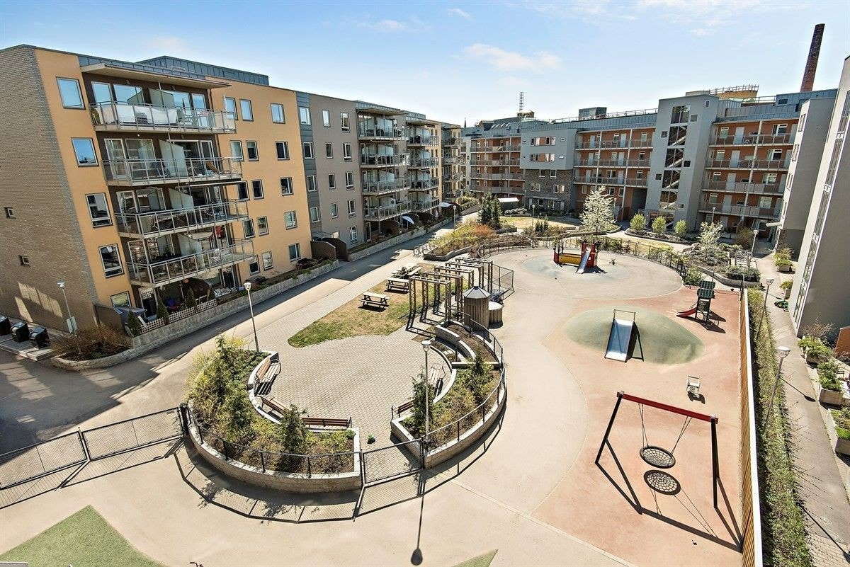 Oversiktsbilde bakgård Galleribilde