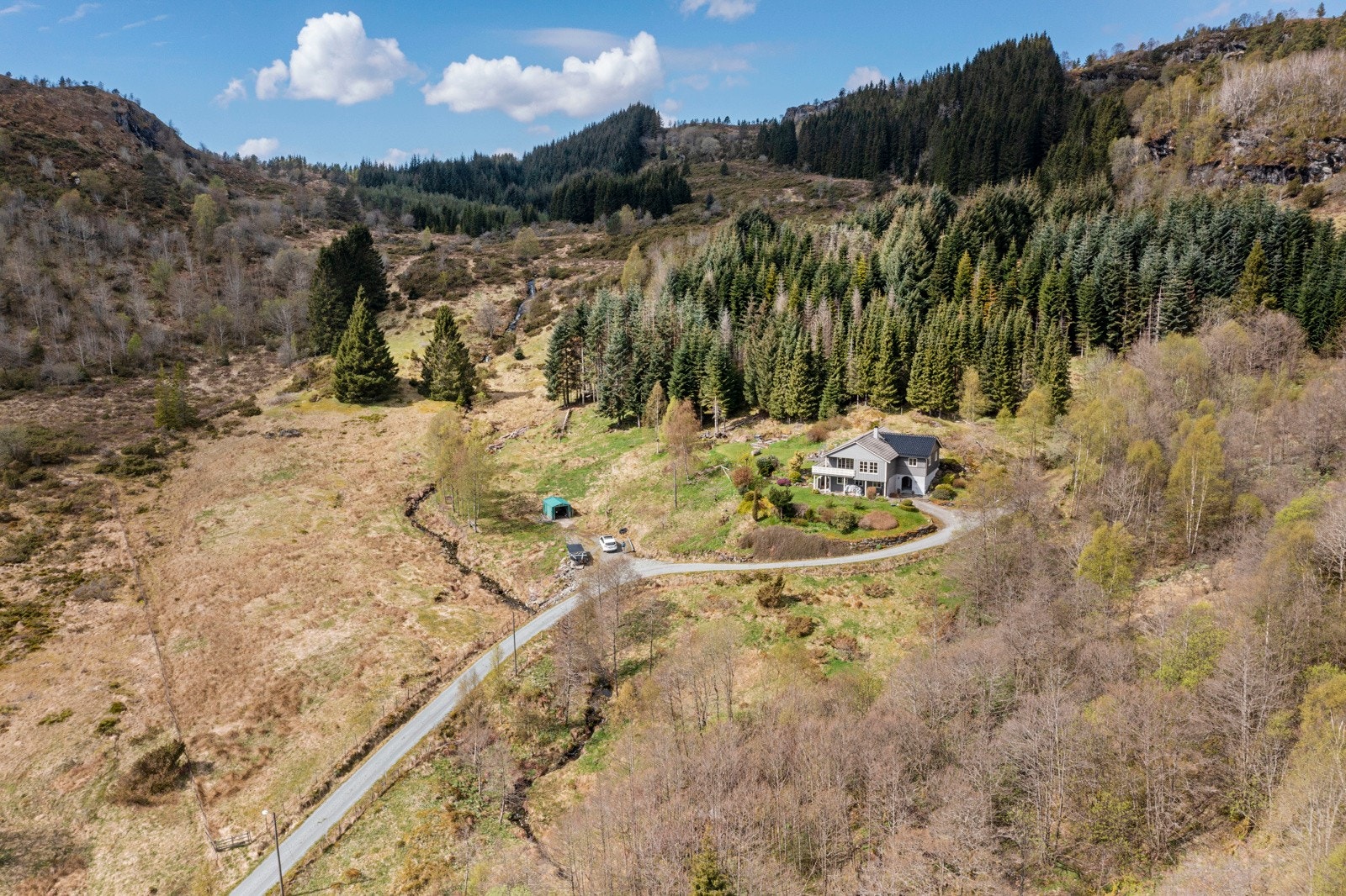 Området kan karakteriseres som veletablert og rolig, og oppleves som tilbaketrukket i naturskjønne omgivelser. Galleribilde