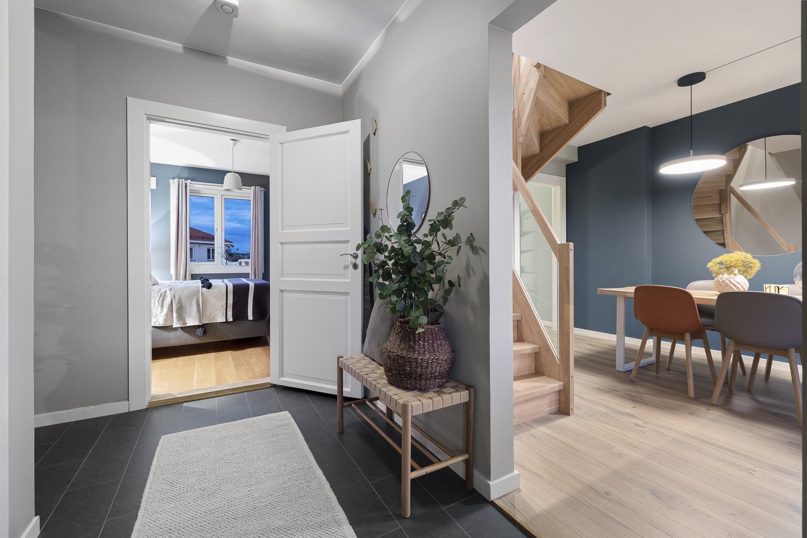 Leiligheten har en herlig gjennomgående planløsning som virkelig utnyttes godt Galleribilde