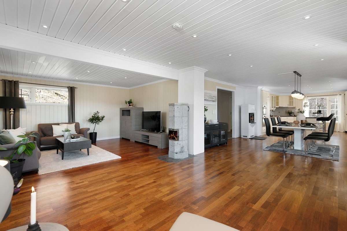 Deriblant en klebersteinsovn som holder godt på varmen. Galleribilde