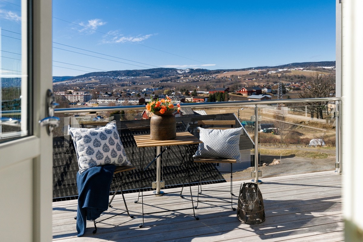 Her er det perfekt for frokoster ute i det fri. Galleribilde