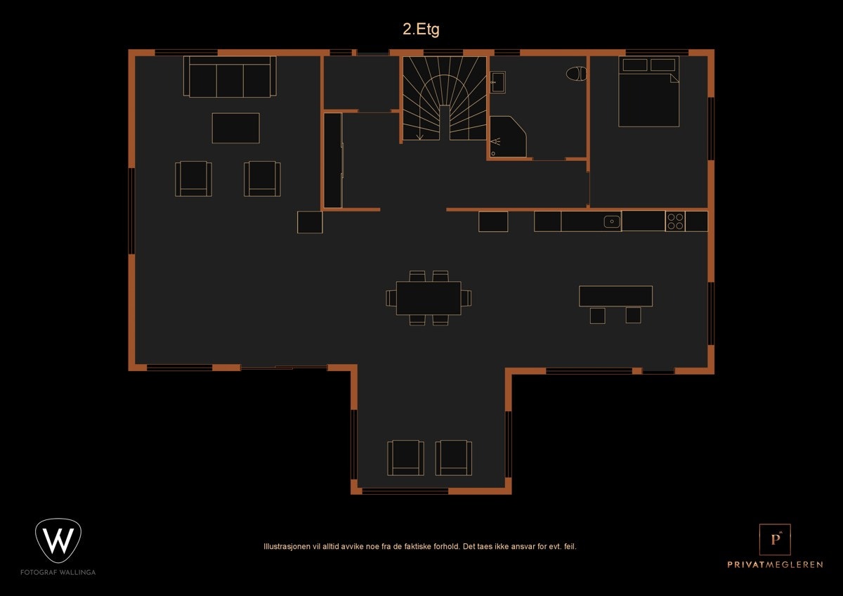 Plantegning 2. Etasje. Galleribilde