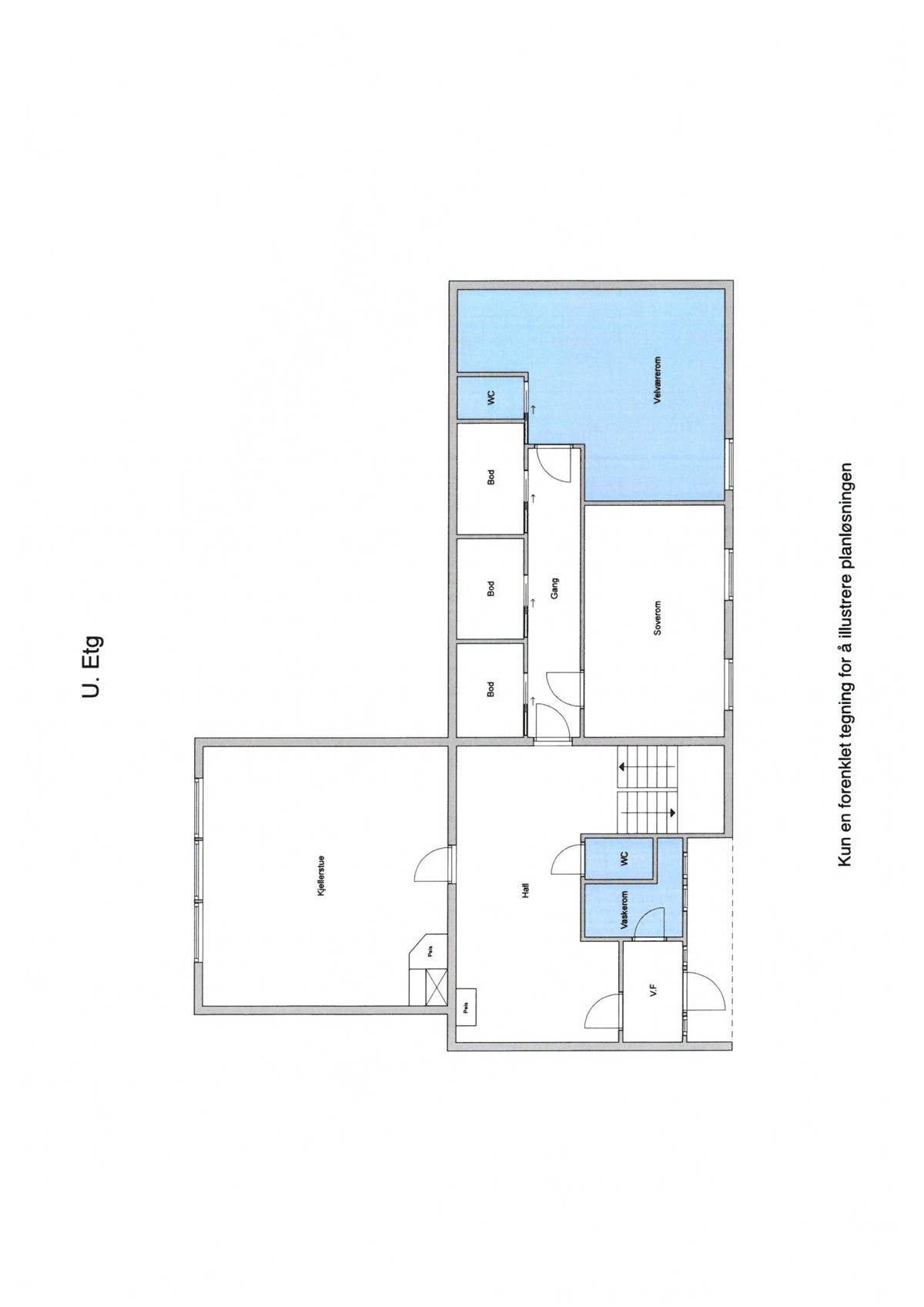 Planskisse Galleribilde