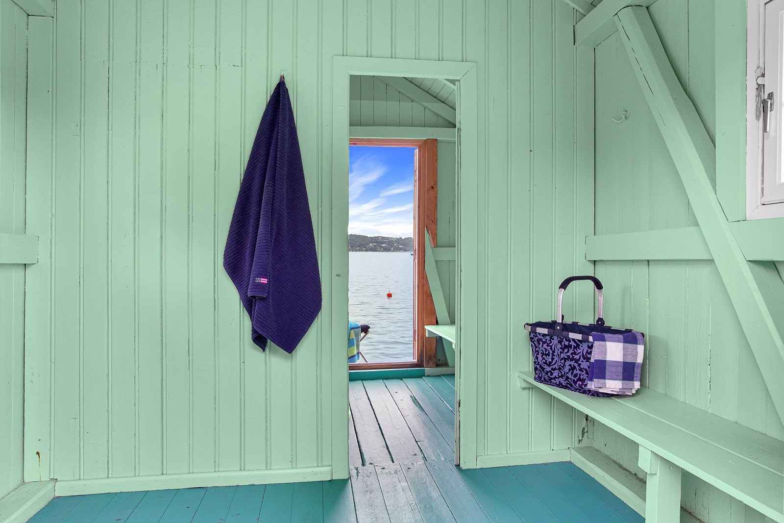 Badehuset innvendig - sjarm og sjel Galleribilde