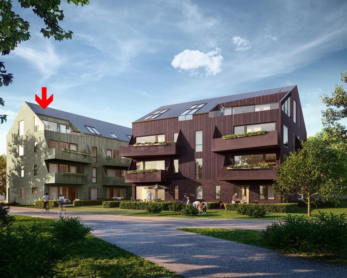 Attraktiv ende-/toppleilighet m/heis, egen solrik takterrasse, 2 garasjeplasser og flott utsikt - estimert ferdigstilt desember 2021 - bildet er kun ment som illustrasjon - avvik vil kunne forekomme* Galleribilde