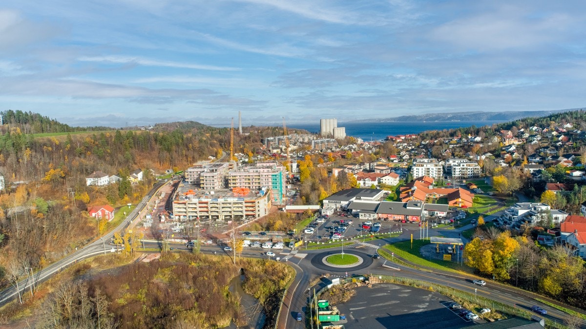 Byggingen av leiligheten er godt i gang Galleribilde