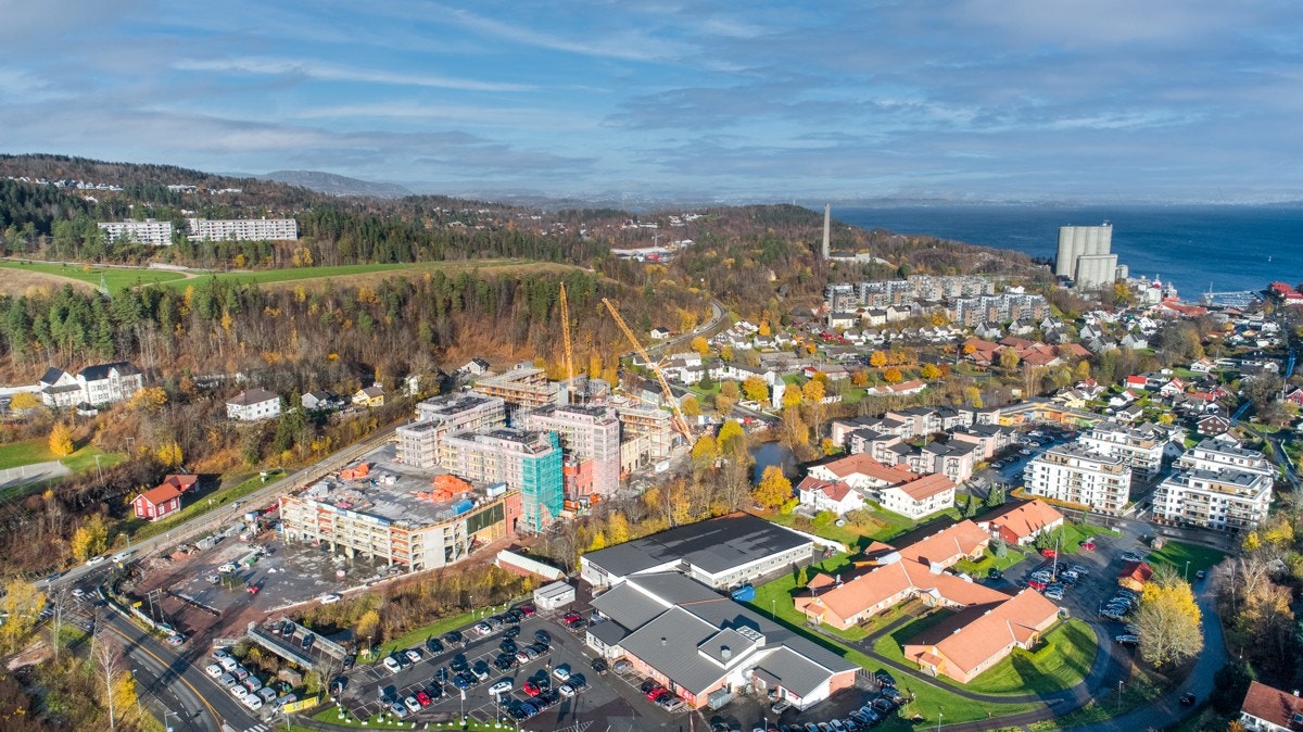 Leiligheten vil ligge i 1. etasje med utsikt mot Oslofjorden Galleribilde