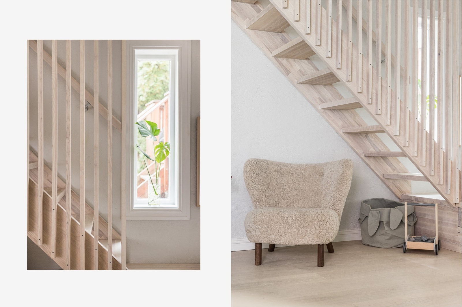 Dekorativ trapp i Ask fra 2021. Galleribilde