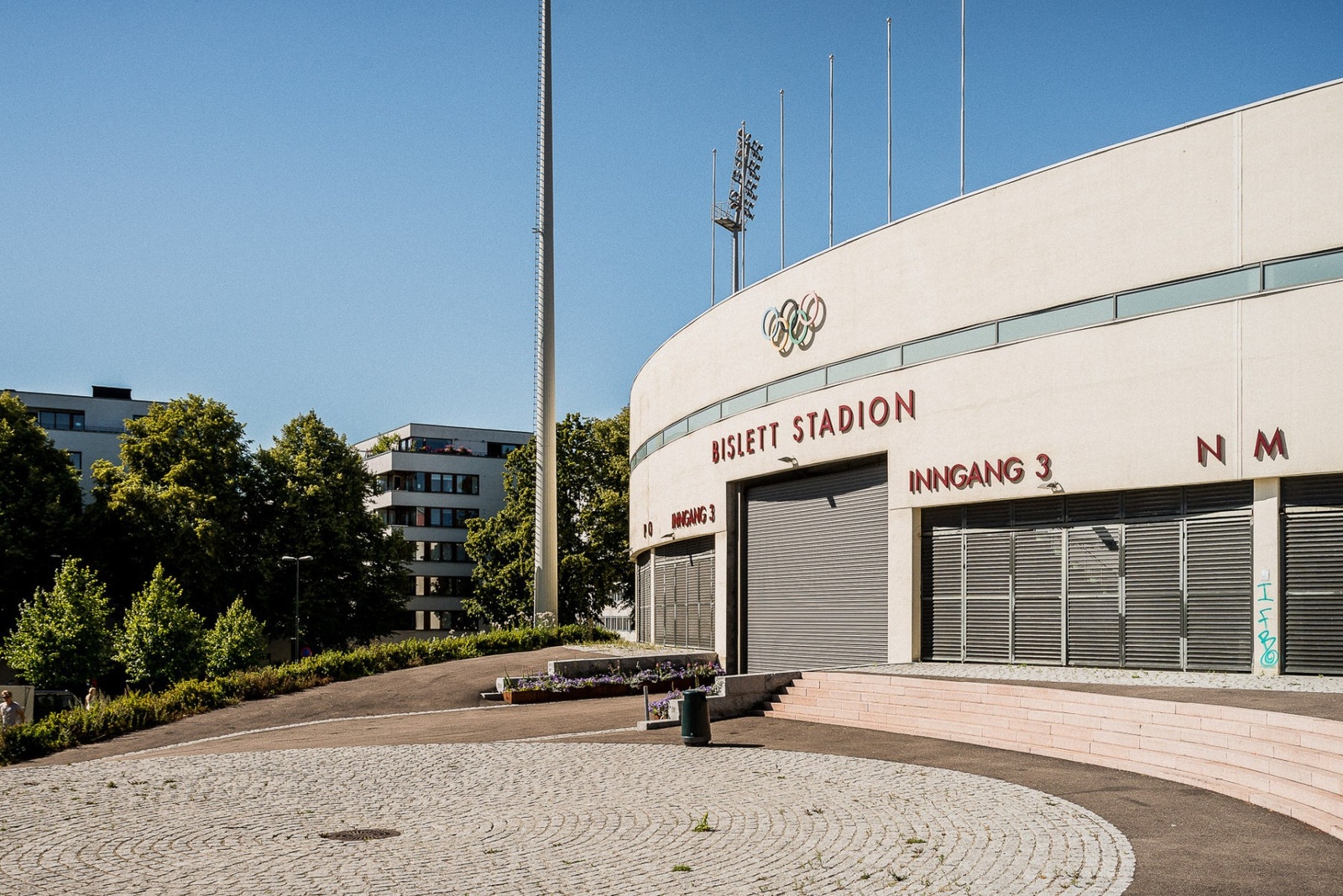 Kort vei til proff løpebane på Bislett Stadion. Galleribilde