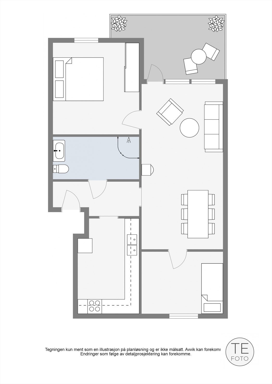 2D planskisse Galleribilde