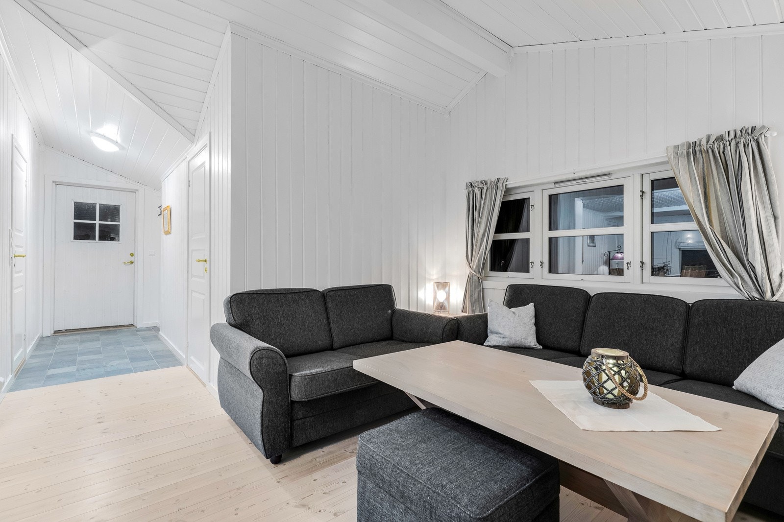 Det er fine sosiale soner i hytta Galleribilde