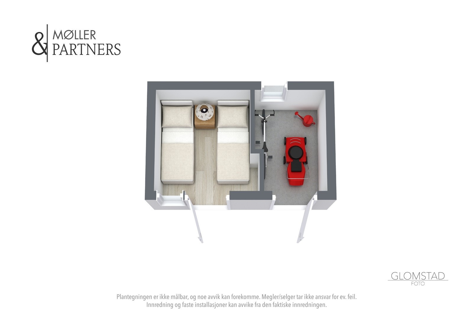 Plantegning anneks Galleribilde