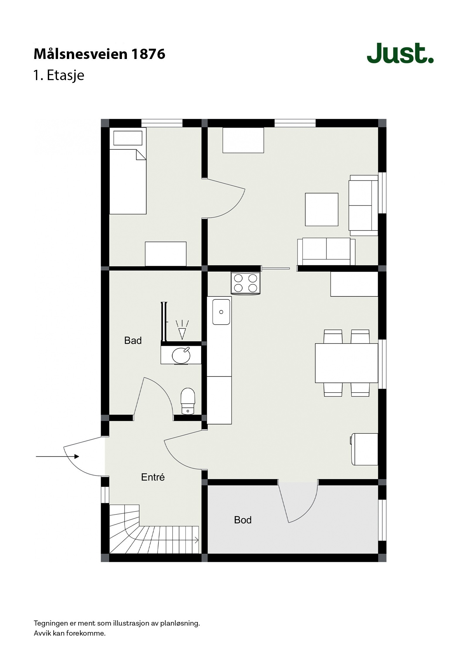 Planskisse 1.etasje