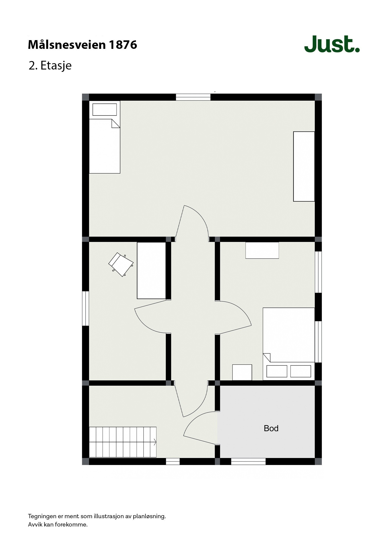 Planskisse 2.etasje