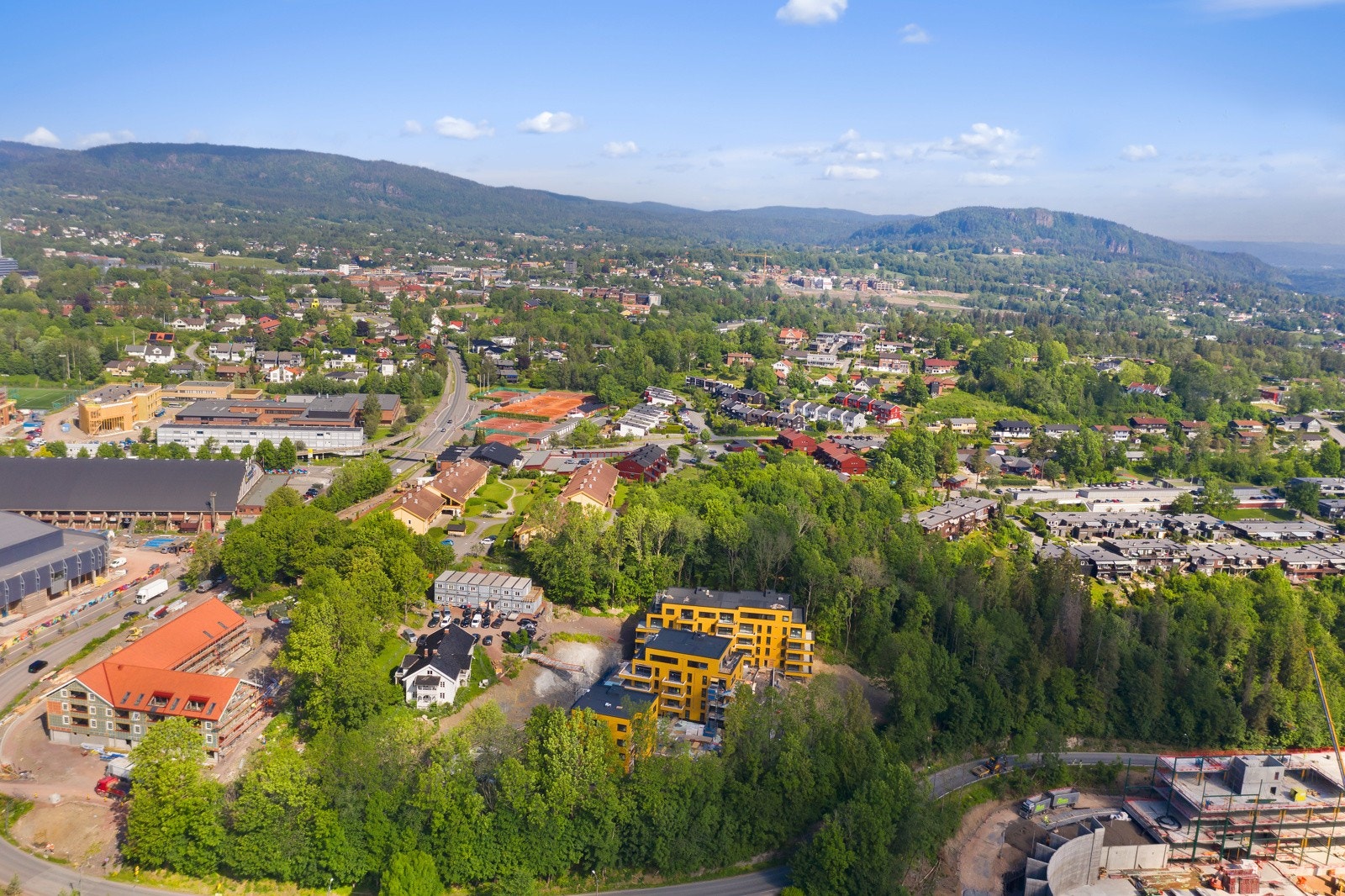 Dronebilder fra 18. juli 2021 Galleribilde