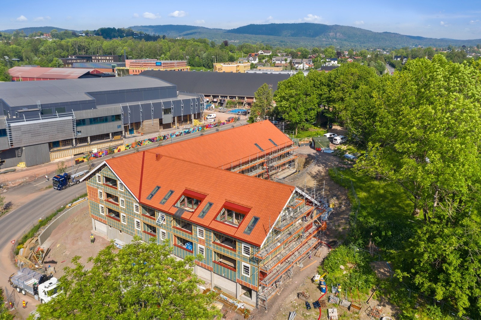 Dronebilder fra 18. juli 2021 Galleribilde