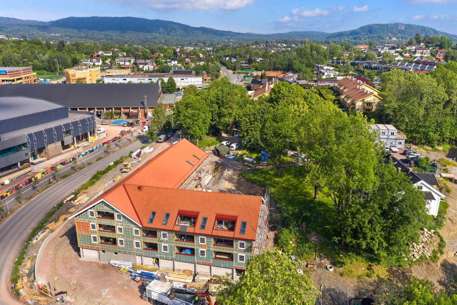 Dronebilder fra 18. juli 2021 Galleribilde