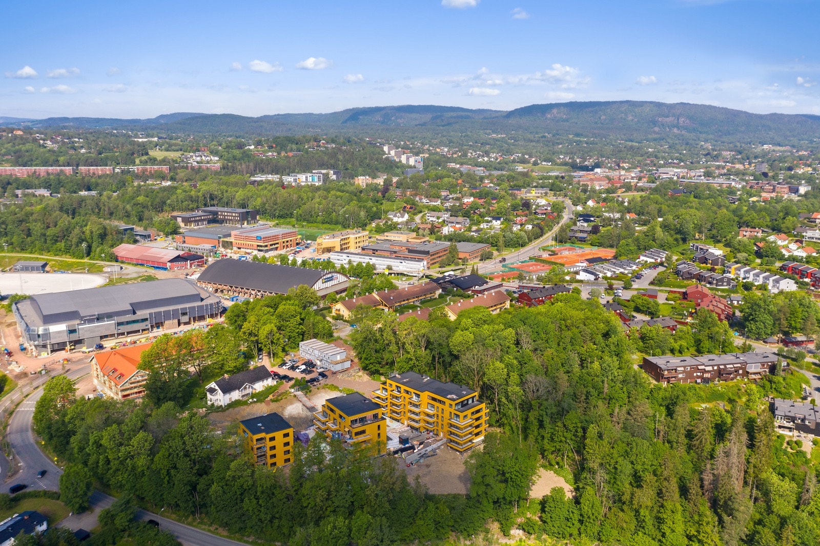 Dronebilder fra 18. juli 2021 Galleribilde