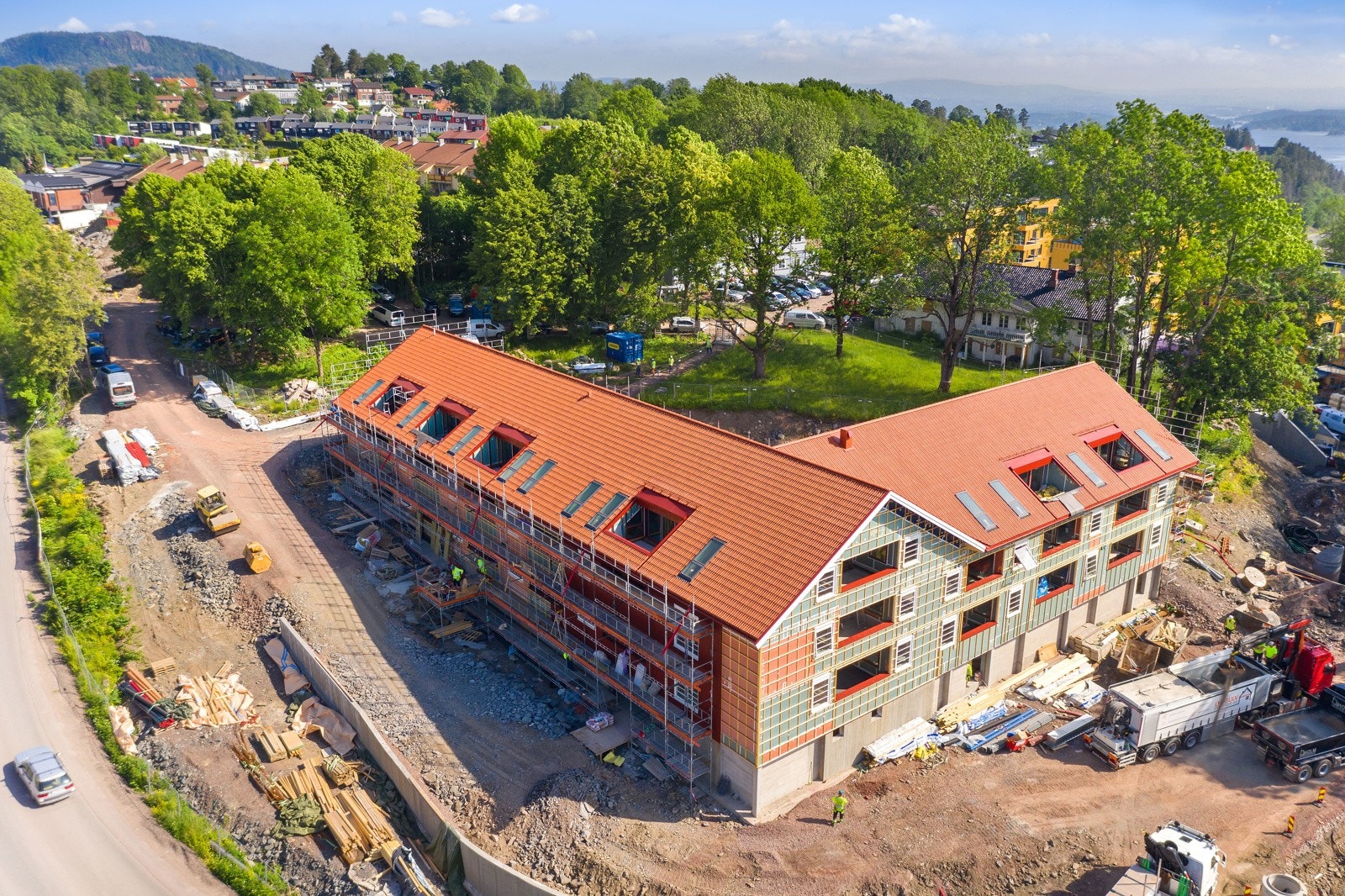 Dronebilder fra 18. juli 2021 Galleribilde