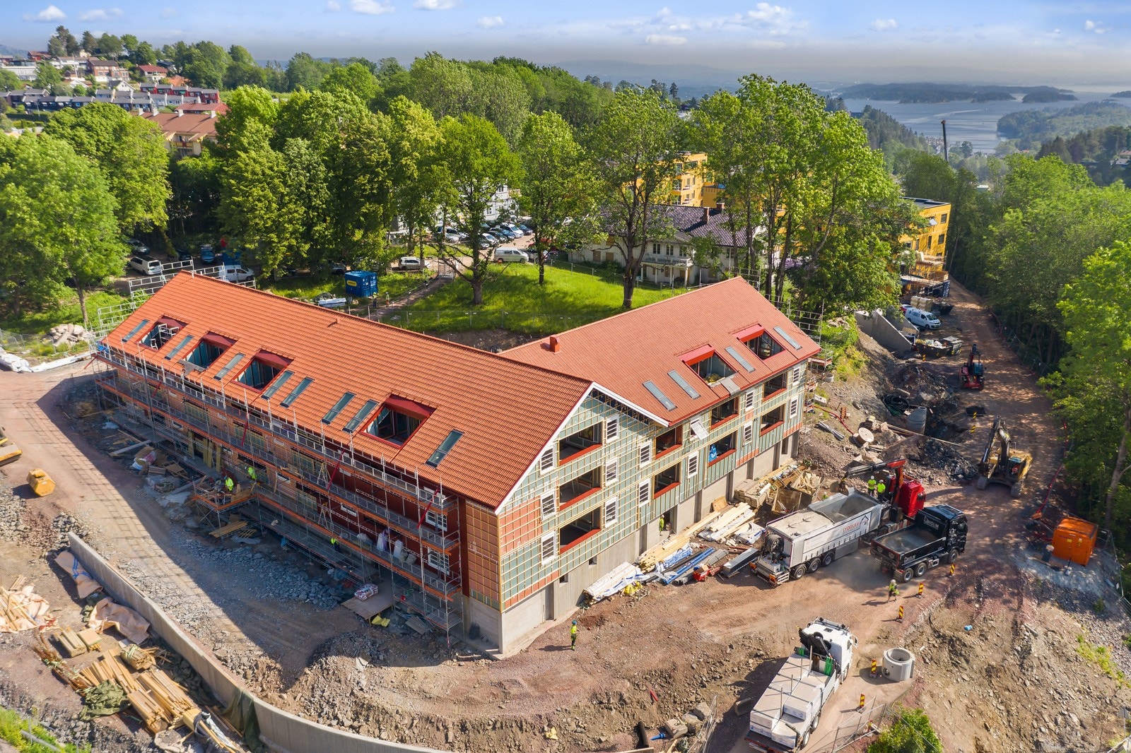 Dronebilder fra 18. juli 2021 Galleribilde