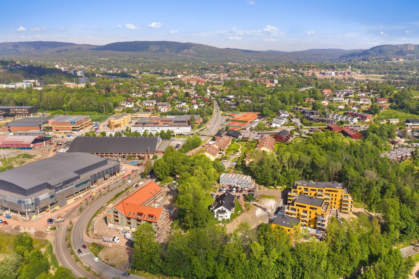 Dronebilder fra 18. juli 2021 Galleribilde