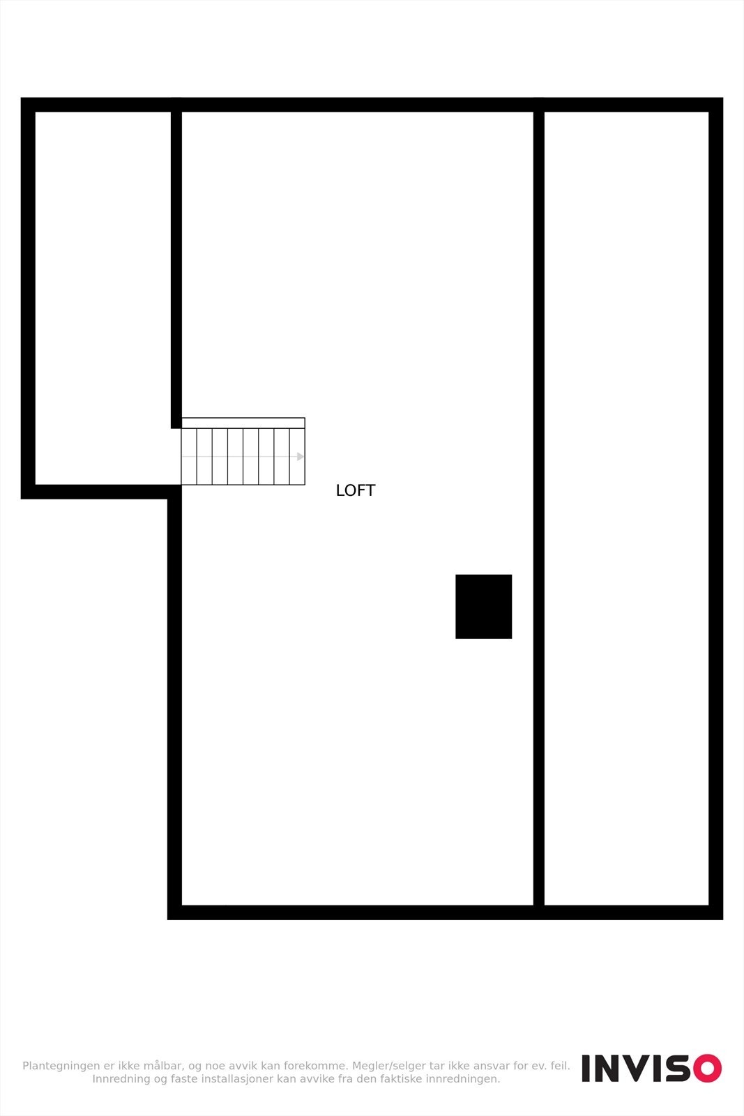 Plantegning loft Galleribilde