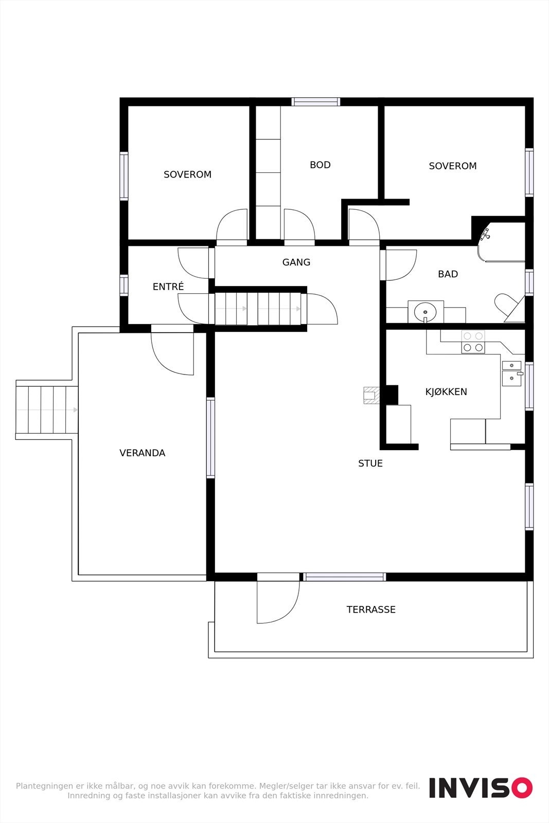 Plantegning hovedplan Galleribilde