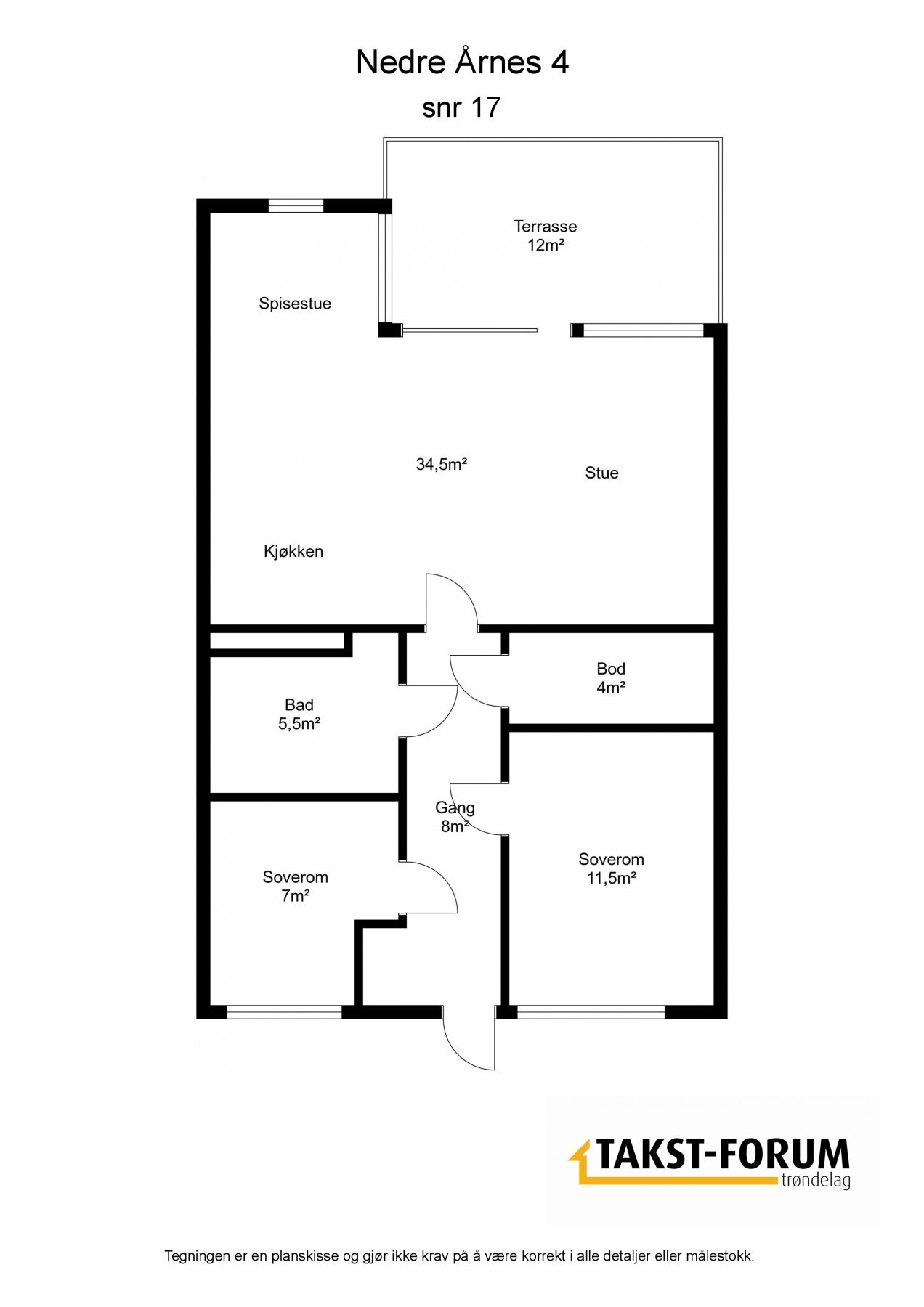 Plantegning Galleribilde