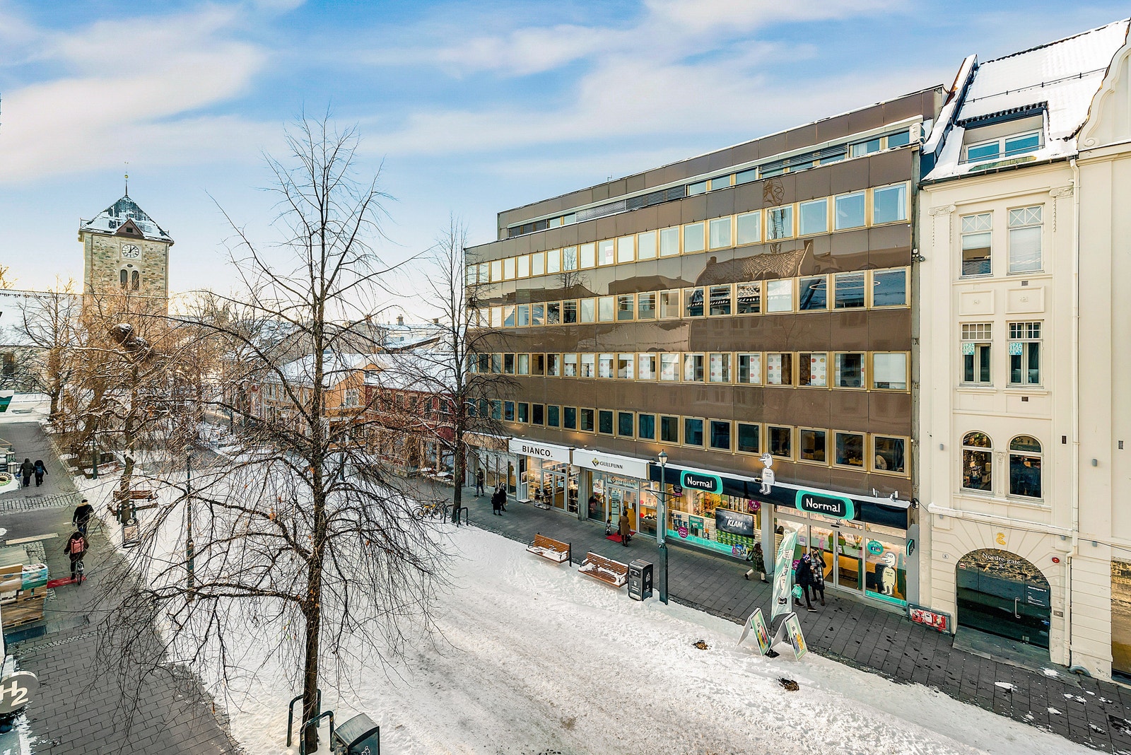 Fasade ut mot Nordre gt Galleribilde