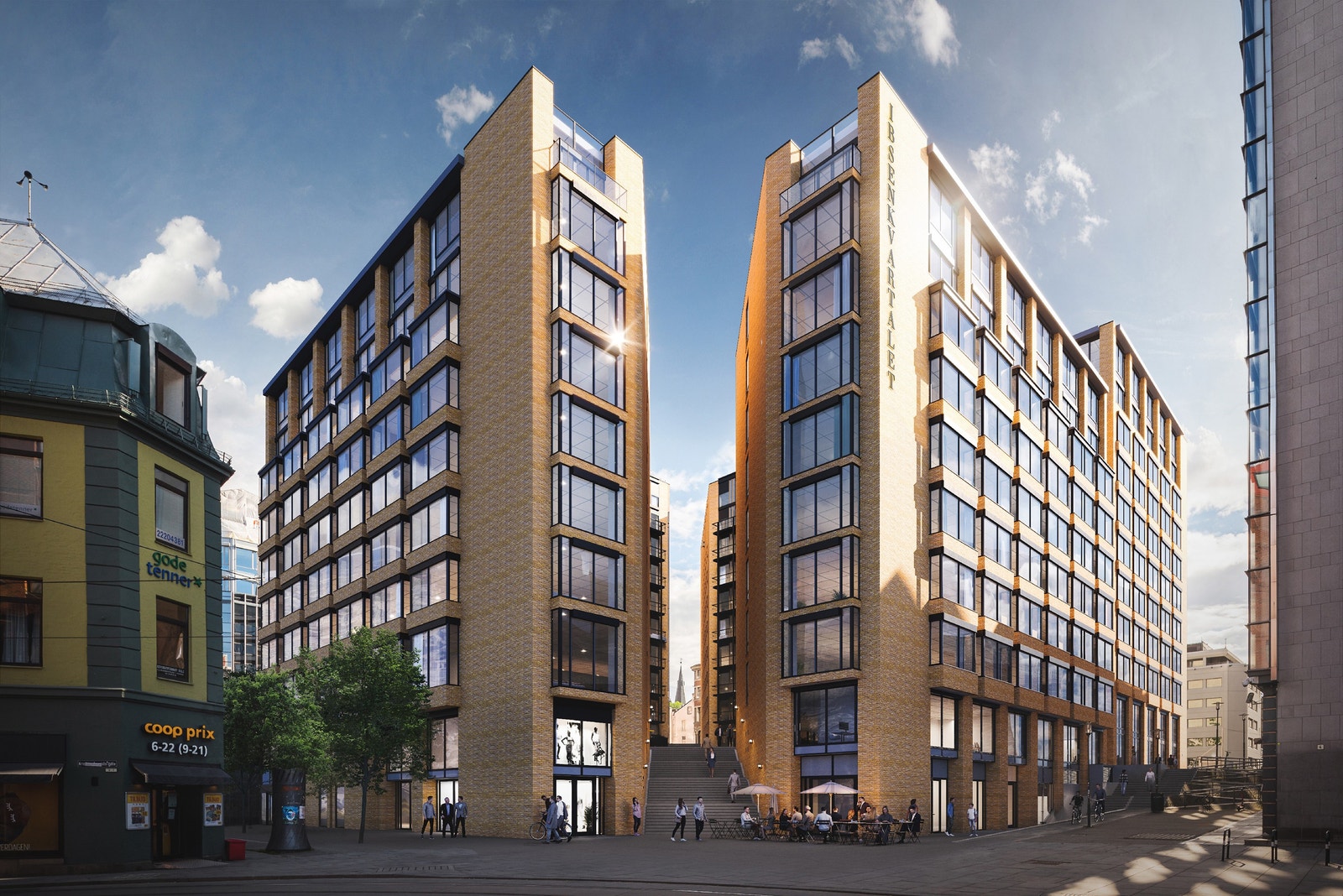 Velkommen til Ibsenkvartalet (3D visualisering) Galleribilde