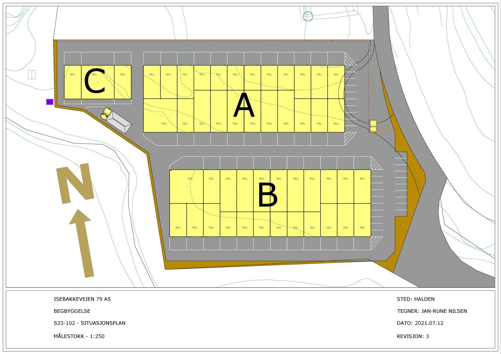Situasjonsplan for området. Galleribilde