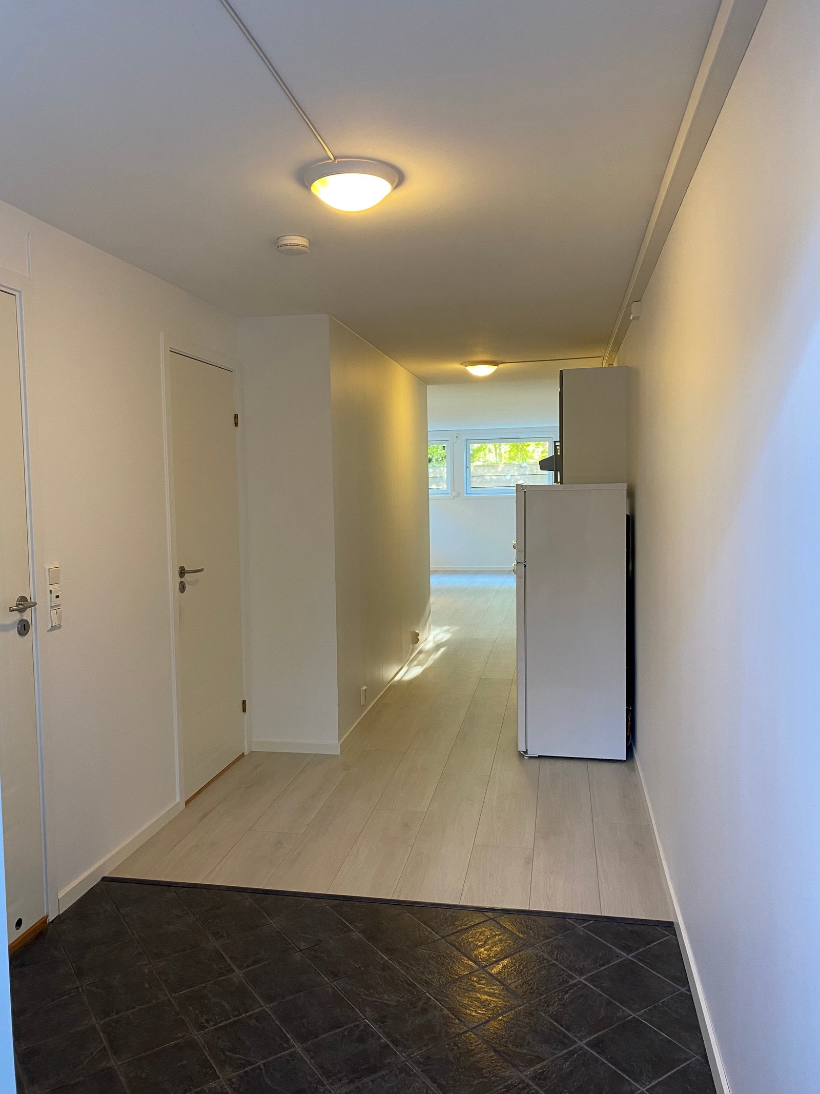 Bilde tatt fra gangen Galleribilde