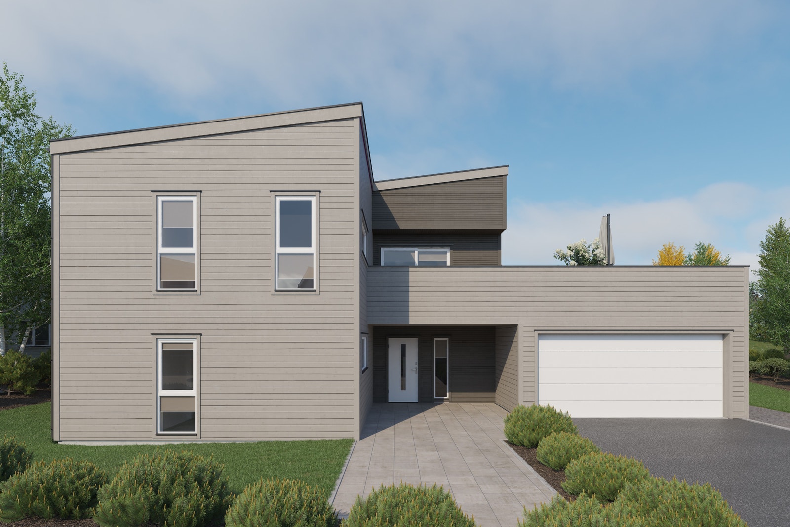 Illustrasjon inngangsparti Galleribilde