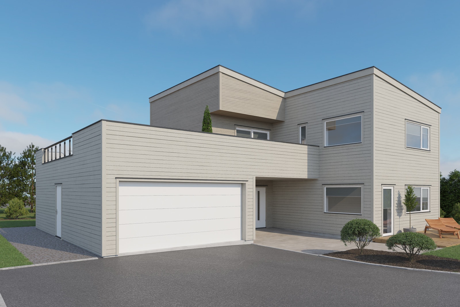 Illustrasjon inngangsparti Galleribilde