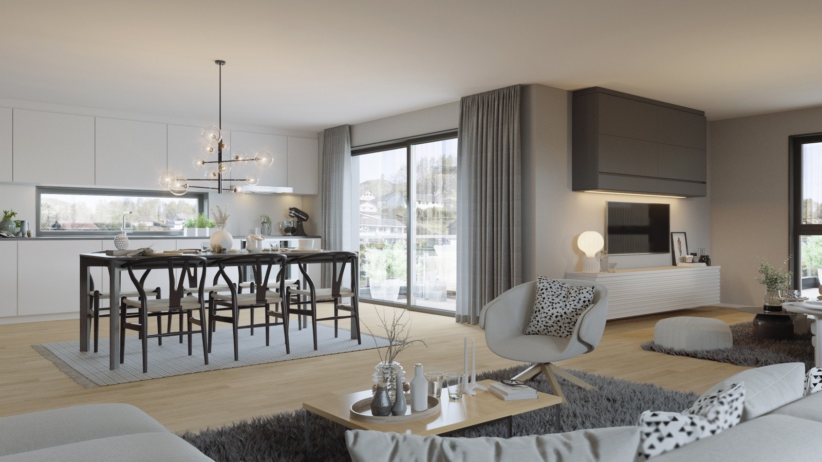 Stue/kjøkken 2. etg. Galleribilde