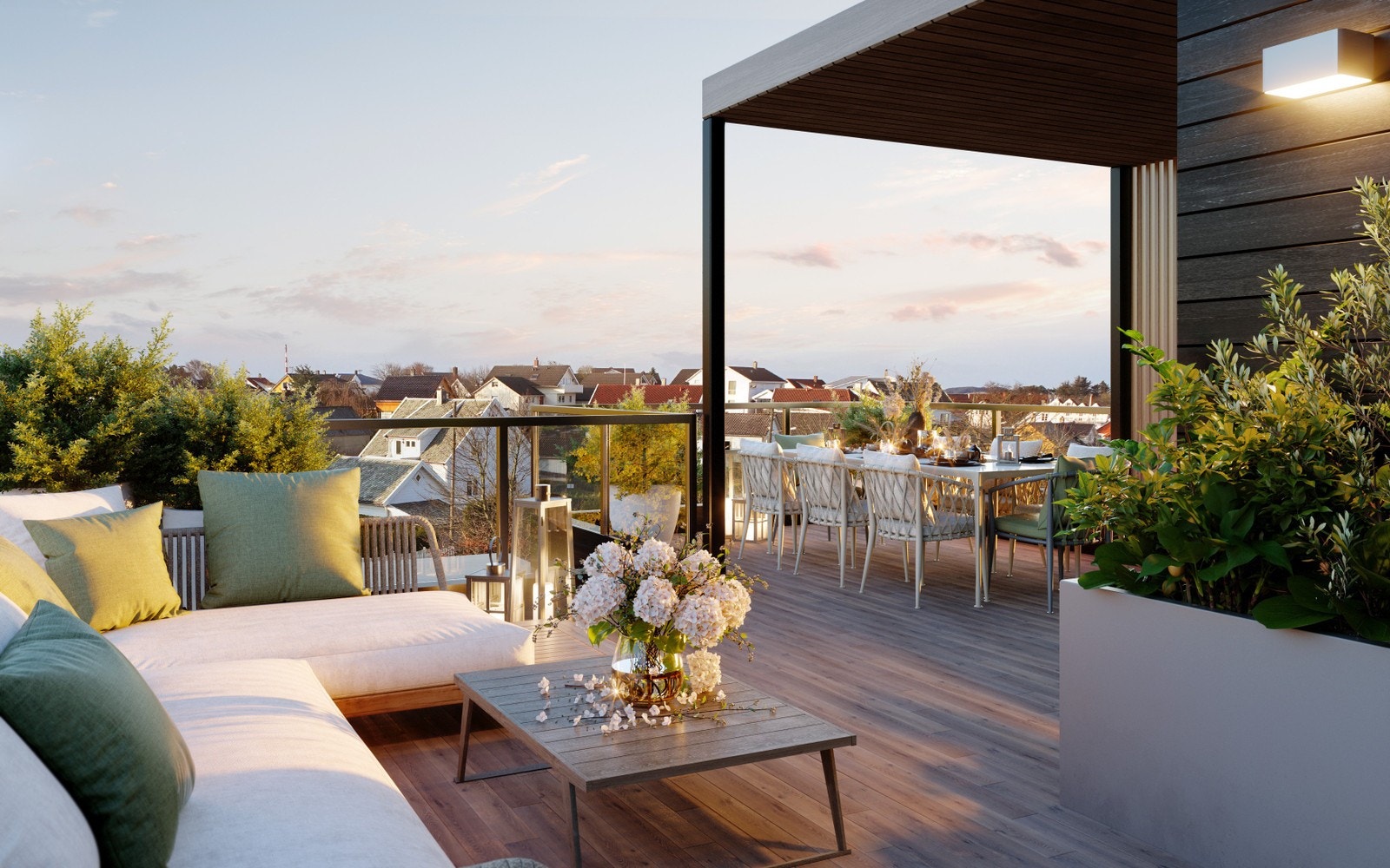 Takterrasse Galleribilde