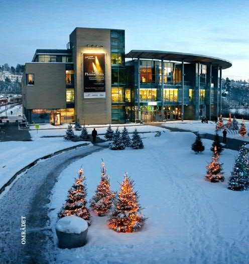 Kolben med tilgang til kino og andre kulturarrangementer, bibliotek, café og restauranter. Bilde fra prospektet Galleribilde